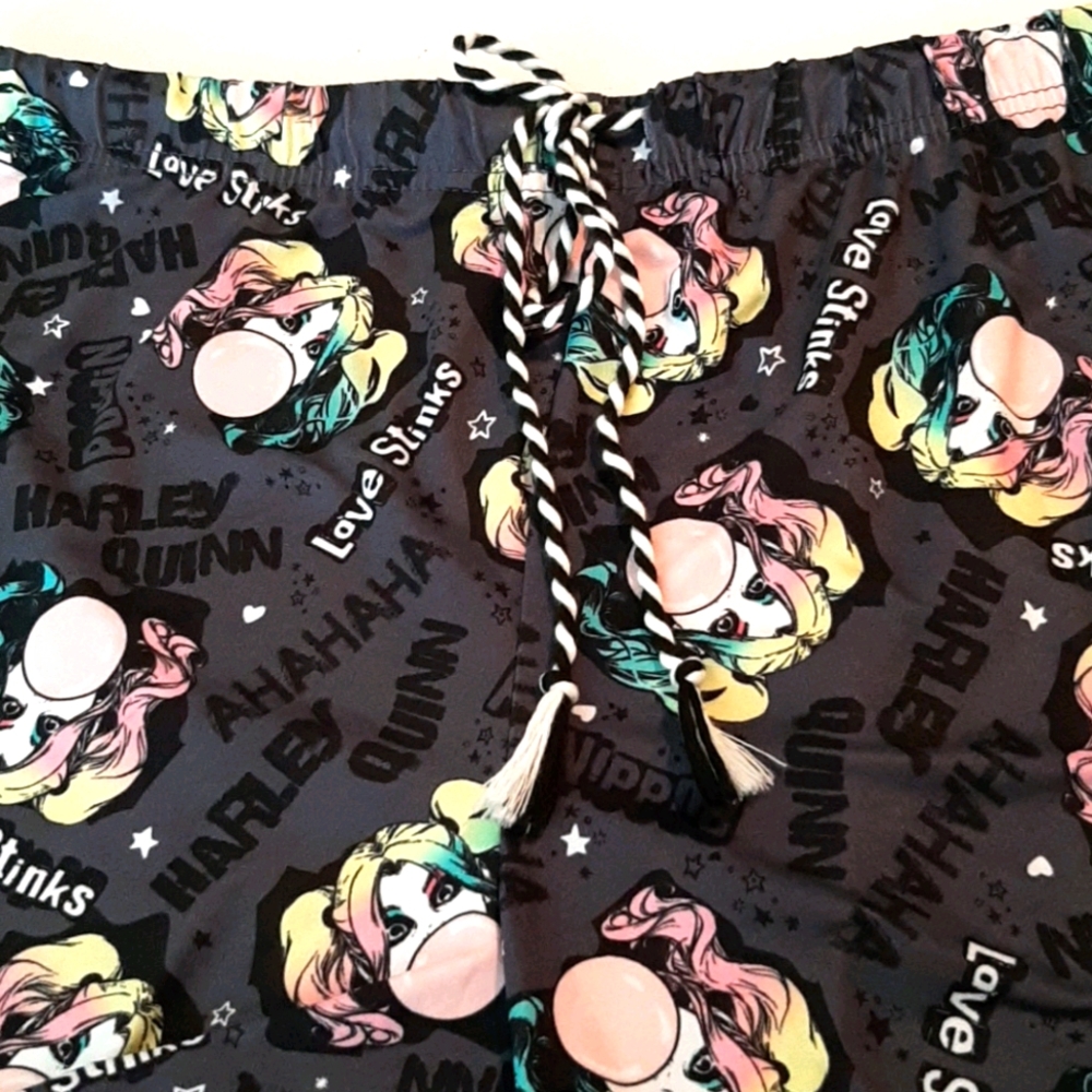 HARLEY QUINN LADIES SLEEP JOGGER/YOGA PANTS - Picture 3 of 7